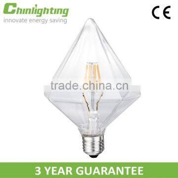 DIY 2016 New design vintage Diamond E27 4W Led filamet bulb