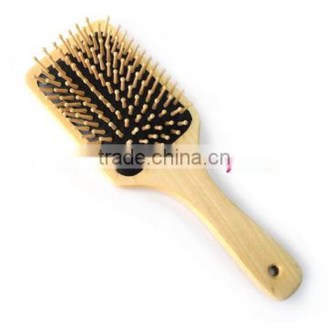cushion wooden hair brush