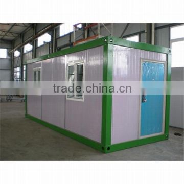 Movable container house with toilet and bathroom,living container house