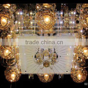 crystal chandelier lighting the Luxury ceiling lamp ball square chandelier different model on sell