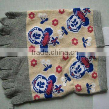 Mickey Mouse Sock Jacquard finger Socks Knitting Machine