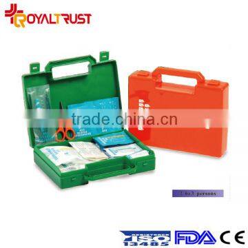 Work place first aid case empty