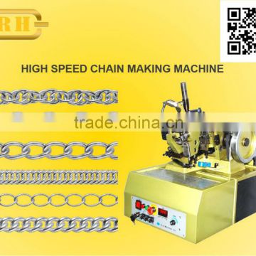 Gold High Speed Chain Making Machines for 21ct Cable Chain 025mm