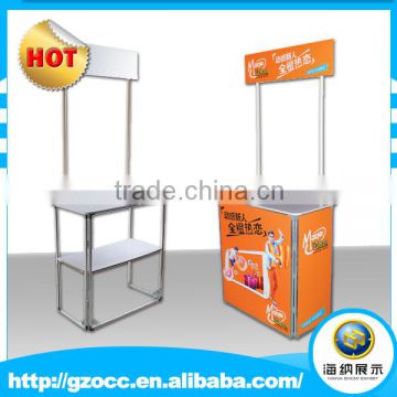 Trade show displays aluminum promotion table
