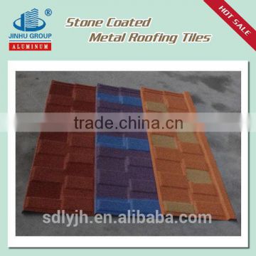 BUILDING MATERIALS COLORFUL STONE COATED STEEL ROOFING TILE