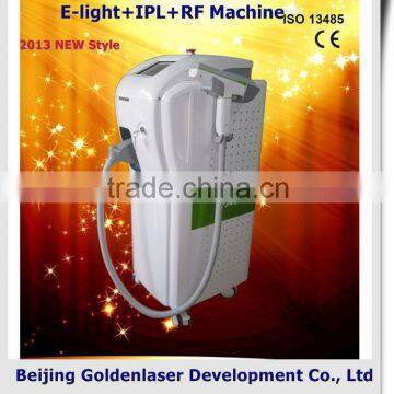 2013 New style E-light+IPL+RF machine www.golden-laser.org/ cosmetology equipment