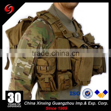 600D Polyeter Oxford Khaki Tactical Vest Military Tactical Vest For Army and Combat