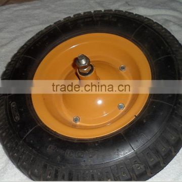 Metal rim hand truck wheel 4.80/4.00-8