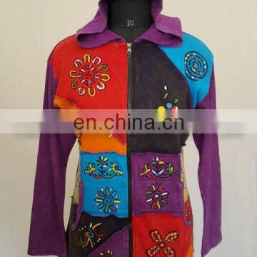 Retro Colorful Printed Mandala Bohemian Hoodies & Jacket CSWJ 441