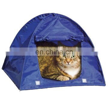 Easy clean outdoor collapsible customized color cat tent