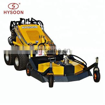 Hysoon mini skid steer loader lawn mower