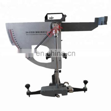 Pendulum Friction Coefficient Meter Machine With Sliding Plate