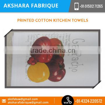 Best Selling Cotton Kitchen Towels Having High Water Absorbing Capability