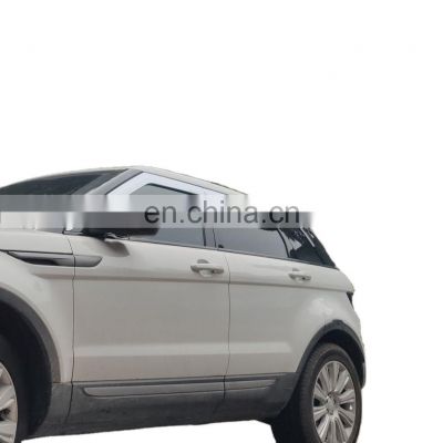 Chrome door visor side window deflector shade sun rain shield silver strips guard for Range Rover evoque 2012-2019