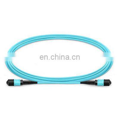 2/4/8/12/24 core MPO/MTP Optic Fiber Patchcord SM/MM OM3 OM4 50/100METERS OR CUSTOMIZED  patchcord bleu