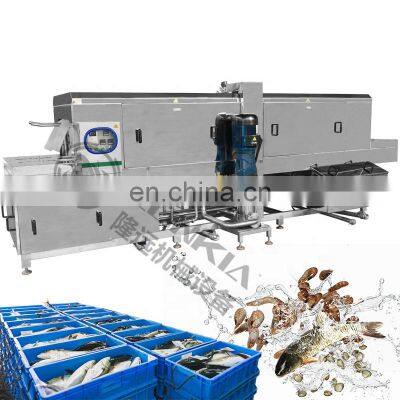 Automatic Poultry Crates Basket Washing Machine Poultry Cage Processing Line machine