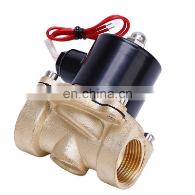 Factory Price 2W Series Direct Acting 2 Way 2 Position Normally Close Type Brass Water Solenoid Valve For Water