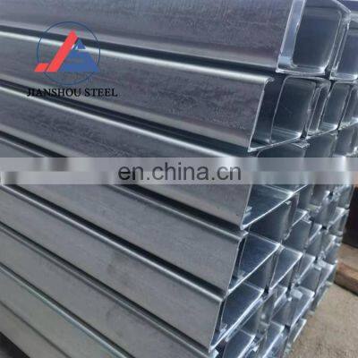 Q345 steel grade 16# 18# 20# 22# galvanized steel C shape purlin specification price