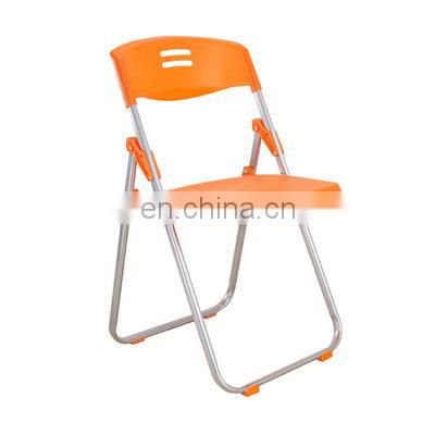 Plastic outdoor durable portable furniture space saving for wedding party camping chair foldable chairs