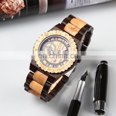 GOHUOS 19187 Minimalistic Wooden Lady Men Quartz Analog New Watches China Brands Watch