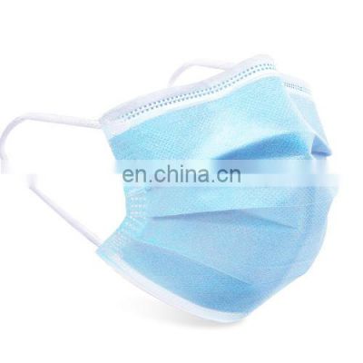 Non woven PP OEM masker 3 ply disposable medical face mask