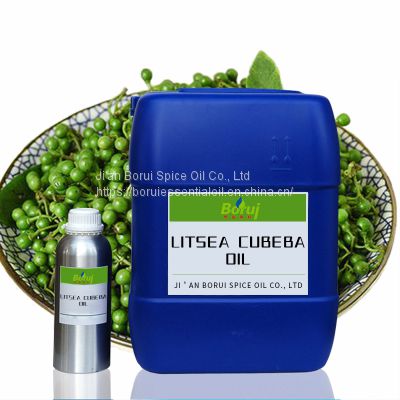 Wholesale Bulk Price Organic 100% Natural Pure Litsea Cubeba Essential Oil For Soap Making
