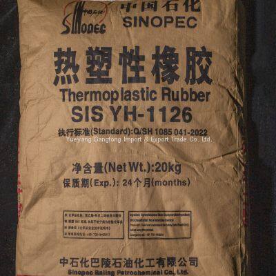 Sinopec Hot Sale Thermoplastic rubber SIS YH-1124 with good initial adhesion