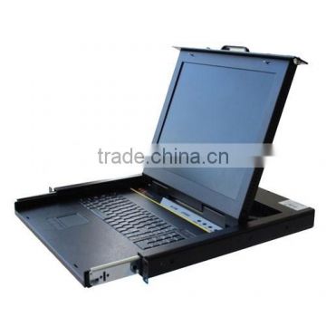 15'' TFT LCD KVM Switch with PS2 an USB cable
