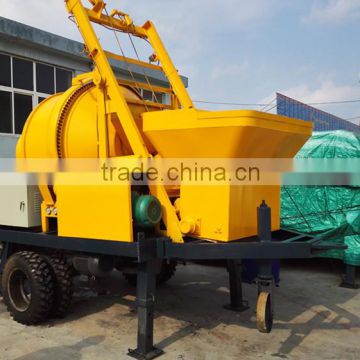 High Quality Mobile Portable Concrete Mixer pump with 350lt Capacity