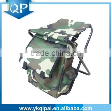 folding stool with back bag for camping