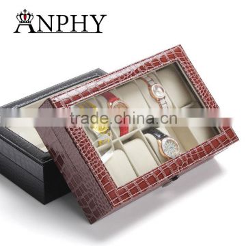 C101 ANPHY Leatherette High Quality Watch Display Box 12 units