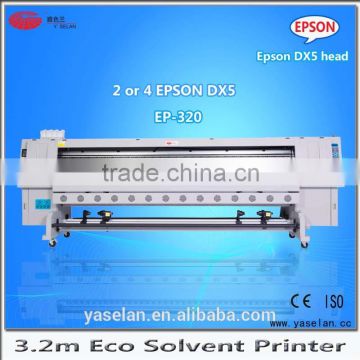 Yaselan Eco Solvent Printer With 3.2m For Dx5 Printer
