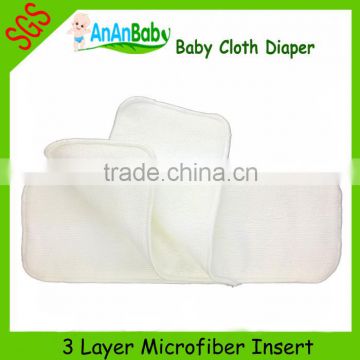 Wholesale China super absorbent Microfiber Baby Diapers Inserts