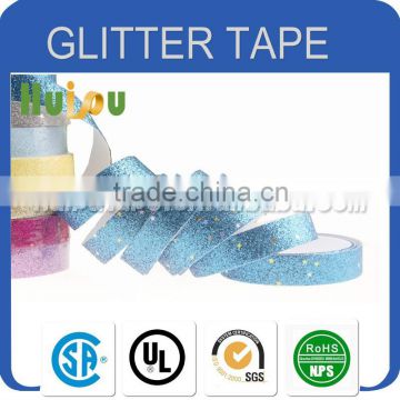 High quality good adhesion glitter paper tape