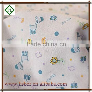 Customized newest design digital printing poly scuba knit fabric for winter clothes