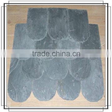 Black U-shape roofing stone roofing cover stone tiles