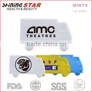 JS-12052 2015 new design truck shape promotional breath freshener mints 5.6g