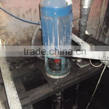acid-resisting submerged pump for wet scrubber