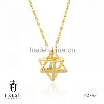 Fashion Gold Plated Necklace - 42883 , Wholesale Gold Plated Jewellery, Gold Plated Jewellery Manufacturer, CZ Cubic Zircon AAA