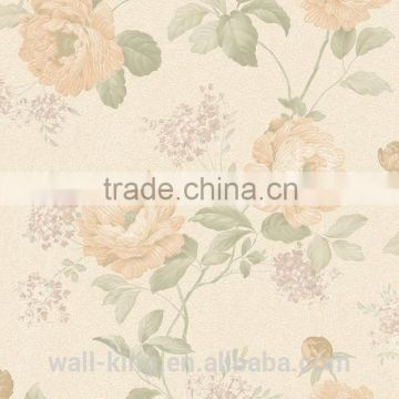 beautiful flower country style wallcovering