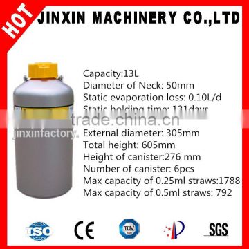 JX liquid nitrogen tank capacity 13L for sale