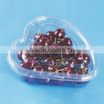 2015 Transparent 1000g plastic grape packaging box