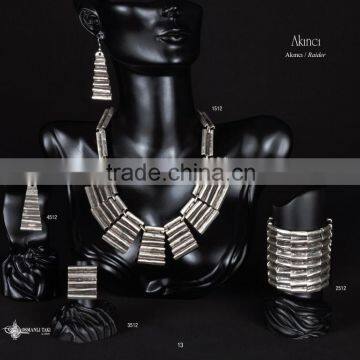 Fashion turkish style silver plated necklace Akinci 1512