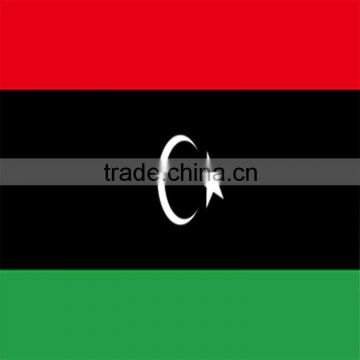 90*150cm red black green Libya country flag