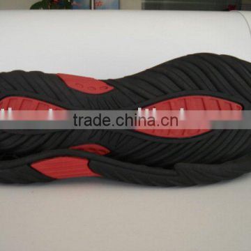 new hot sale black red men TPR sole