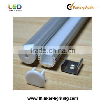 LED Aluminum Profile 18.29x15.8mm for led light bar aluminium 5630 led profile