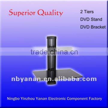 2 Tier Glass Shelf DVD Glass Stand High Quality Glass shelf