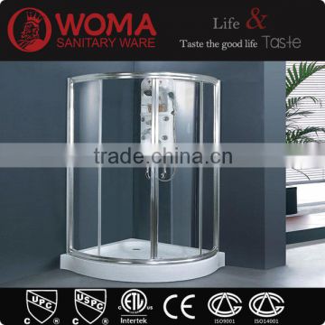 aluminum frame round shower cubicle