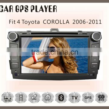 Fit for TOYOTA corolla 2006-2011 8INCH car dvd player with gps