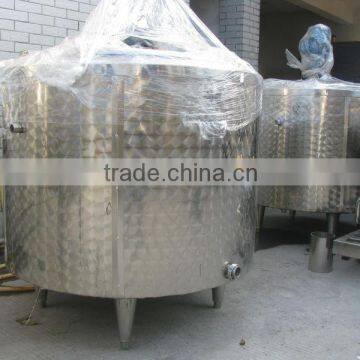 Stainless steel mixing vat